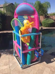 DIY Pool Toy Storage
